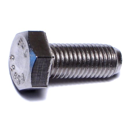 Midwest Fastener 18-8, 5/16"-24 Hex Head Cap Screw, Plain Stainless Steel, 3/4 in L, 10 PK 68002